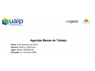 Mesas de Diálogo sobre Índice Nacional de Transparencia y Propuesta de Reforma Ley Nº 18.381 de Acceso a la Información Pública